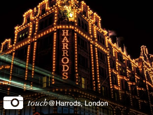 Touch at Harrods with Baldi